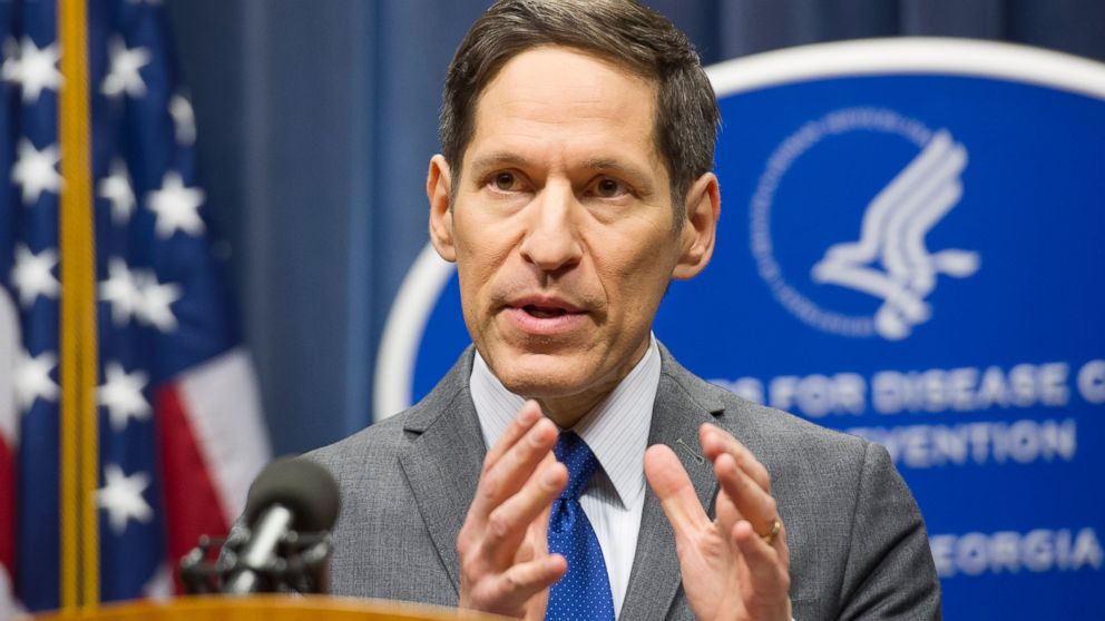 PHOTO: Dr. Tom Frieden, head of the Centers for Disease Control and Prevention, speaks at a news conference, Oct. 12, 2014, in Atlanta. 