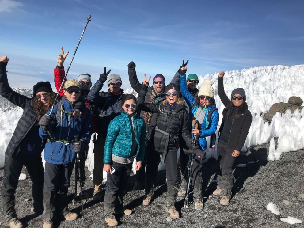 PHOTO: Robach was joined by her closest friends and family journeying to the top of Mount Kilimanjaro on her fifth "cancerversary."