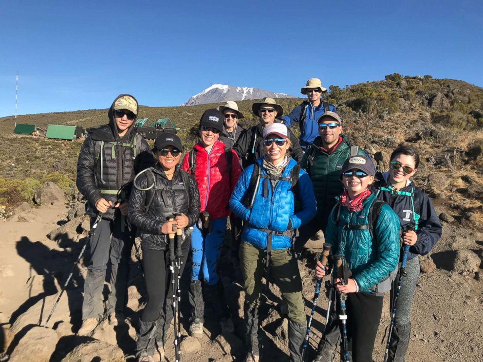 PHOTO: Robach was joined by her closest friends and family journeying to the top of Mount Kilimanjaro on her fifth "cancerversary."