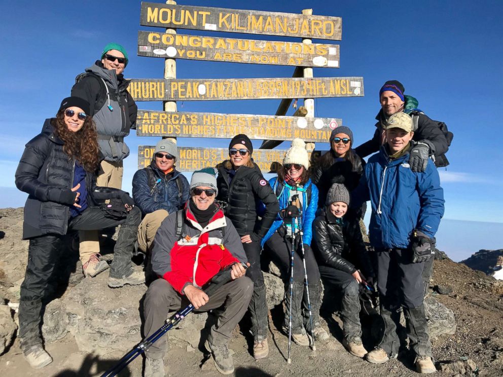 PHOTO: Robach was joined by her closest friends and family journeying to the top of Mount Kilimanjaro on her fifth "cancerversary."
