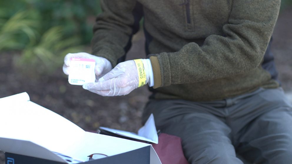 PHOTO: Card-shaped coronavirus rapid tests by Abbott, which do not require a lab, cost $5 a piece and provide results in 15 minutes.