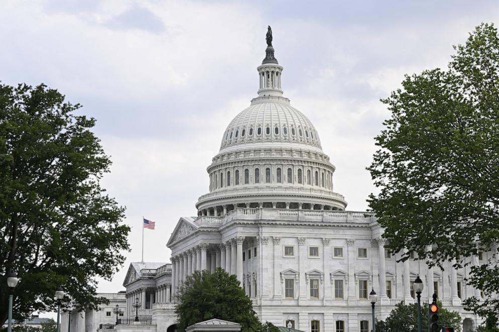 PHOTO: A view of the US Senate office in Washington, DC, Aug. 2, 2023.