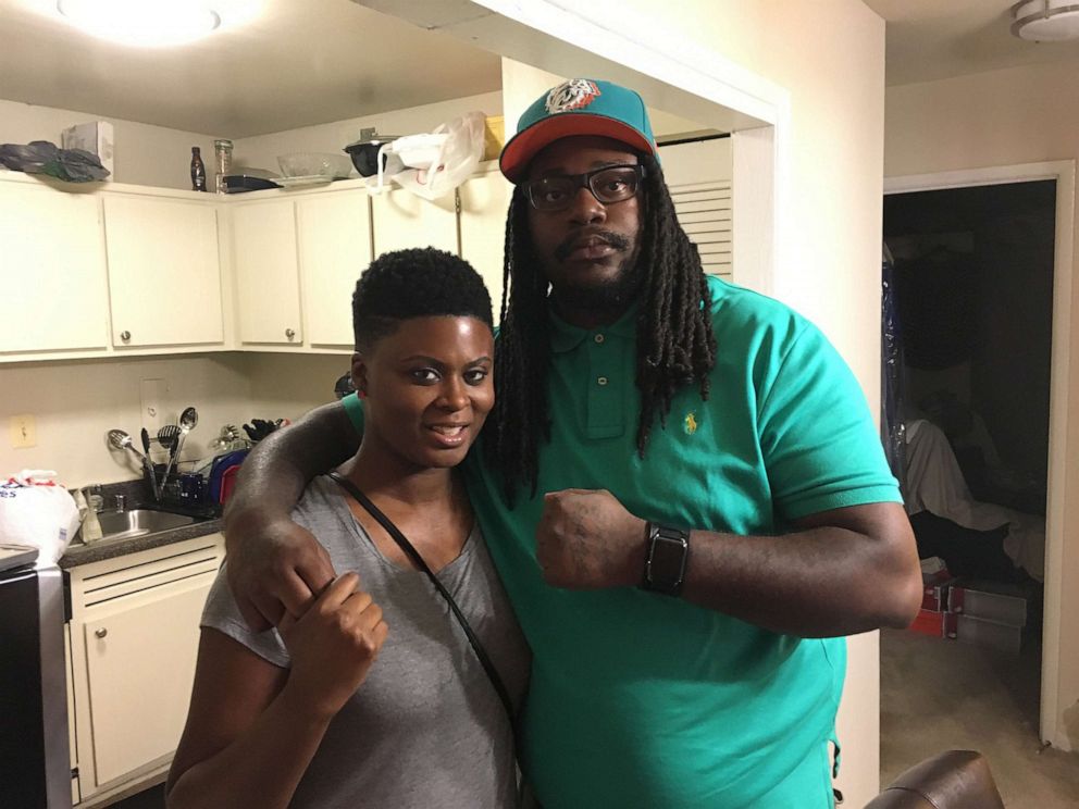 PHOTO: Chimére Smith poses with her brother in 2017. It took more than a year for Smith to be diagnosed with long COVID.