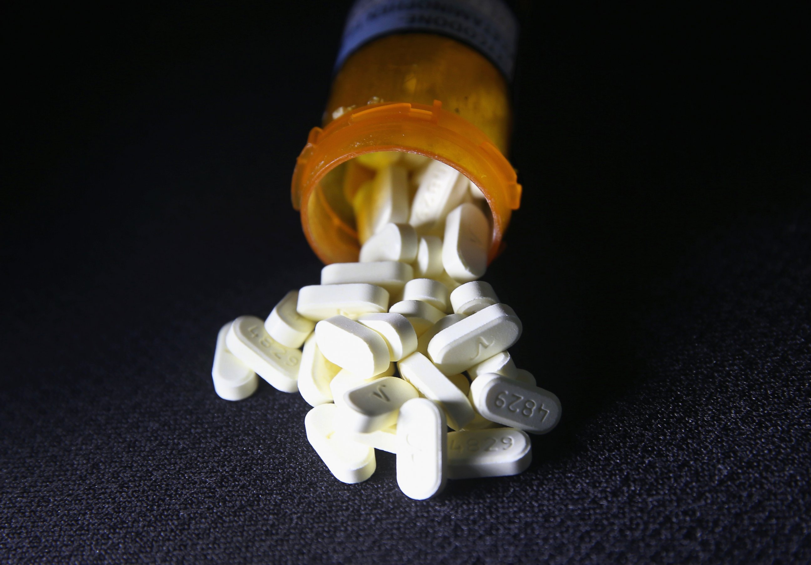 PHOTO: Oxycodone pain pills prescribed for a patient with chronic pain in Norwich, Connecticut, March 23, 2016. Communities nationwide are struggling with the unprecedented opioid pain pill and heroin addiction epidemic.
