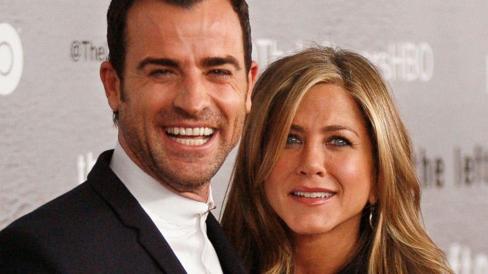 Actors Justin Theroux and Jennifer Aniston attend "The Leftovers" premiere at NYU Skirball Center, June 23, 2014 in New York. 