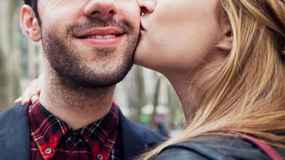 A young couple is pictured in this stock photo. 