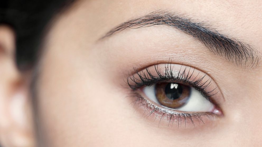 PHOTO: In this stock image, a closeup of a woman's eyebrow is pictured. 
