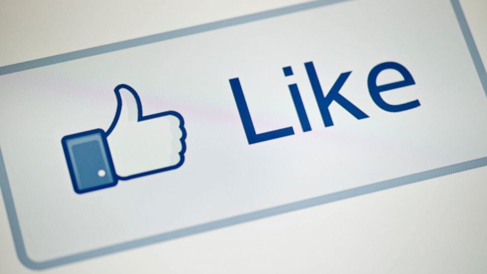 A view of Facebook's "Like" button is pictured on May 10, 2012 in Washington, D.C.  