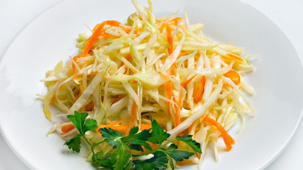 Fresh cabbage salad is pictured in this undated stock photo.
