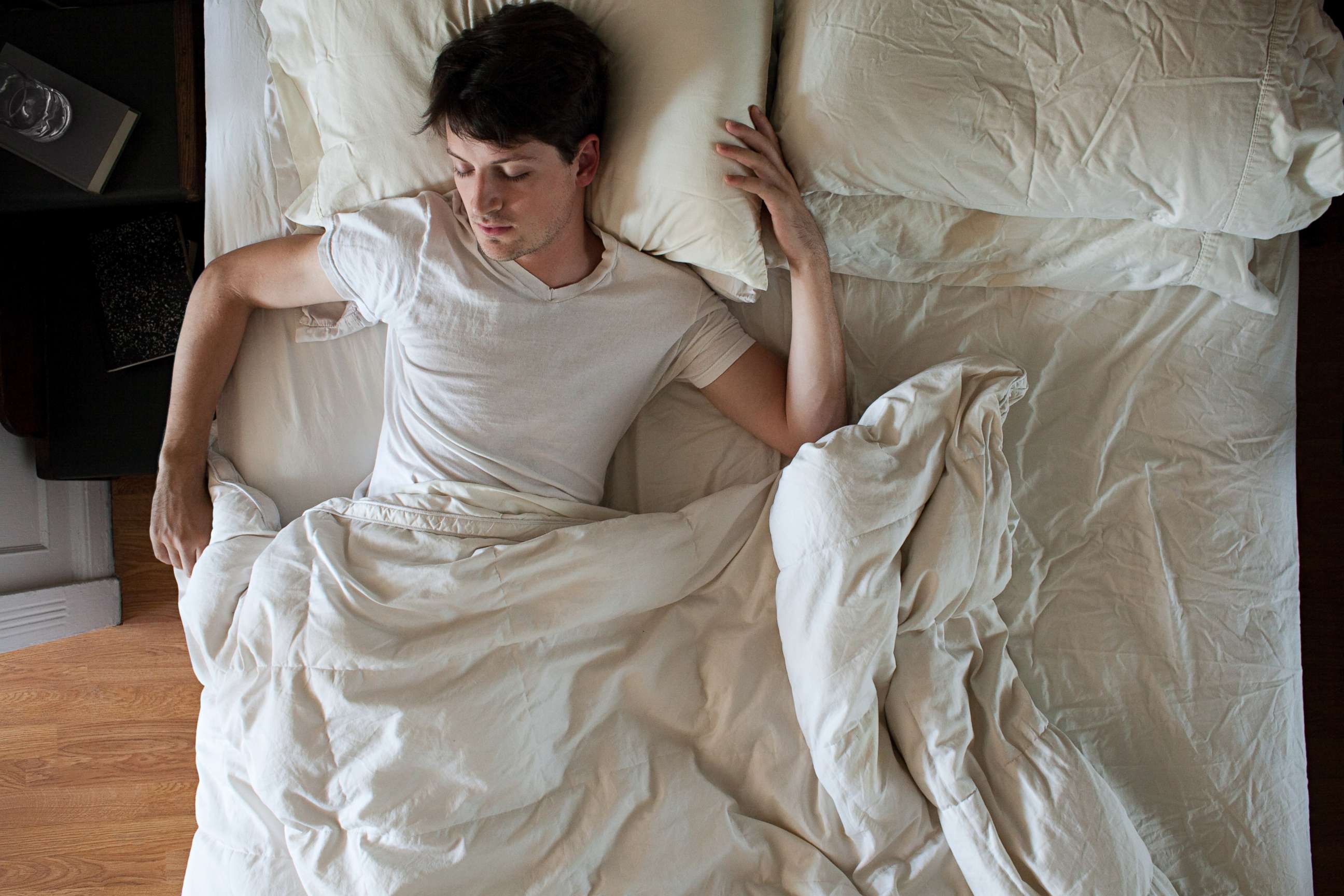 PHOTO: A man is pictured sleeping in this stock photo. 