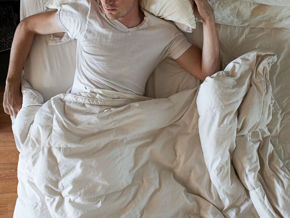 PHOTO: A man is pictured sleeping in this stock photo.