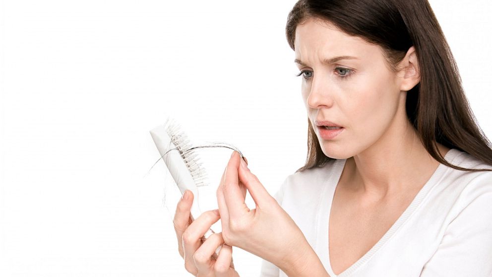 A lack of protein in one's diet can cause temporary hair loss.