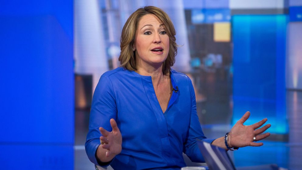 PHOTO: Heather Bresch, chief executive officer of Mylan NV, speaks during a Bloomberg Television interview in New York, Feb. 11, 2016. 