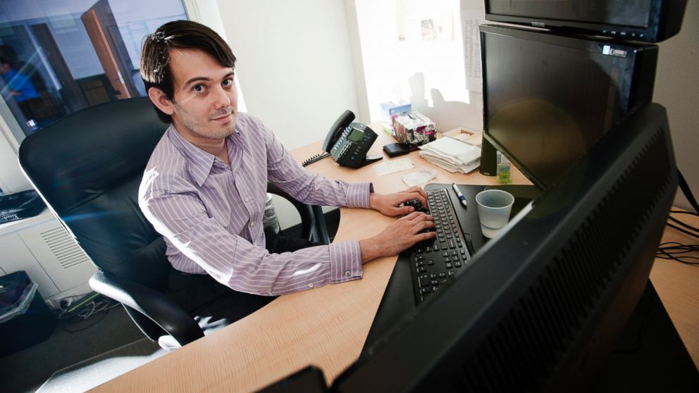 Martin Shkreli, chief investment officer of MSMB Capital Management, sits for a photograph in his office in New York, Aug. 10, 2011. 