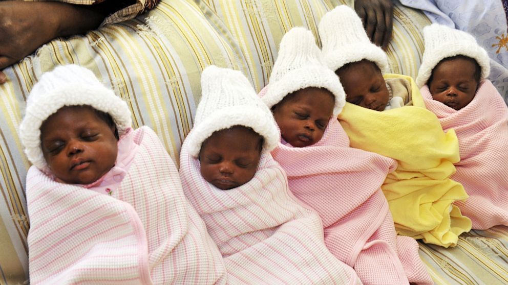 Genomics is revolutionizing medicine.The Bullen-Geu quintuplets at six week at their home, from left, Nyandeng, Adei, Nyantweny, Deng, Athei, Laurel, Md., Jan. 17, 2009.