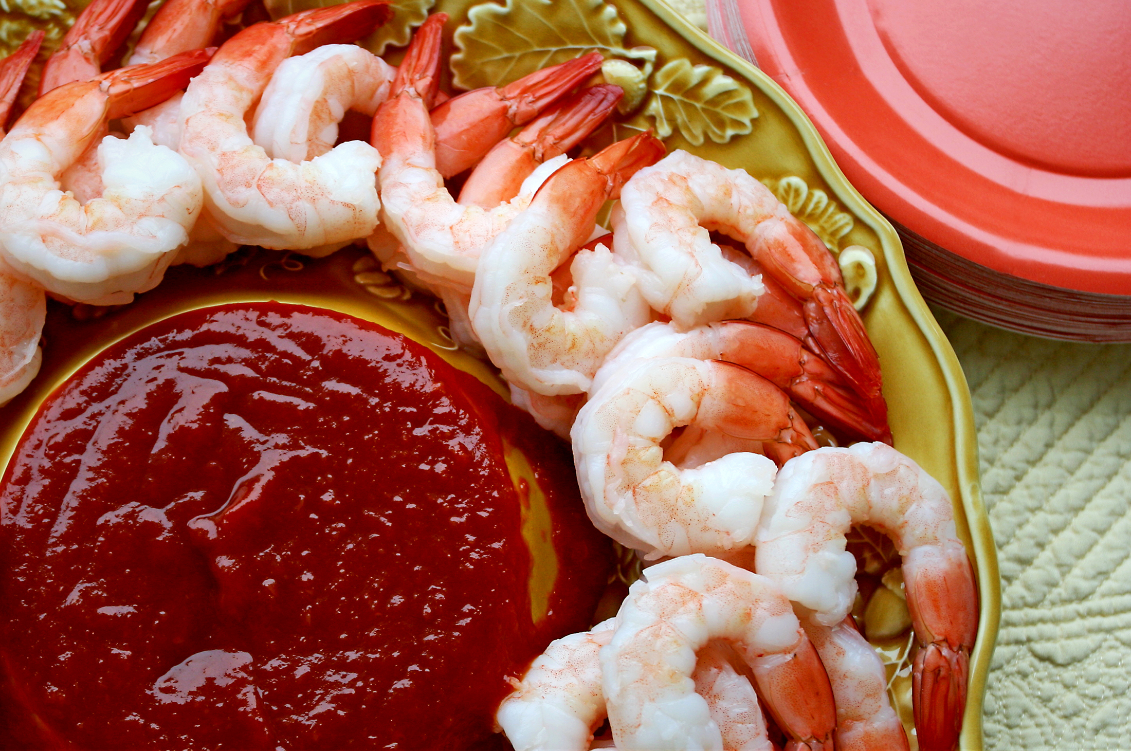PHOTO: This stock photo depicts a platter of shrimp.