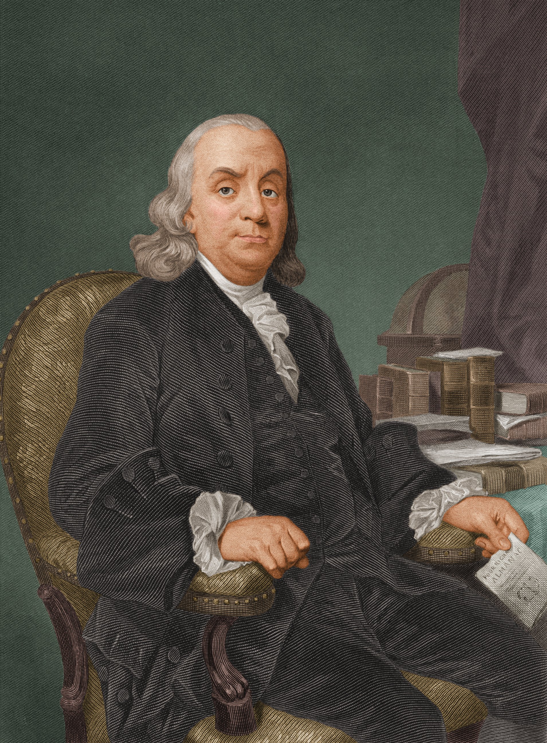 PHOTO: Benjamin Franklin slept from 10 p.m. until 5 a.m., according to author Mason Currey, who wrote a book about the daily rituals of geniuses.

