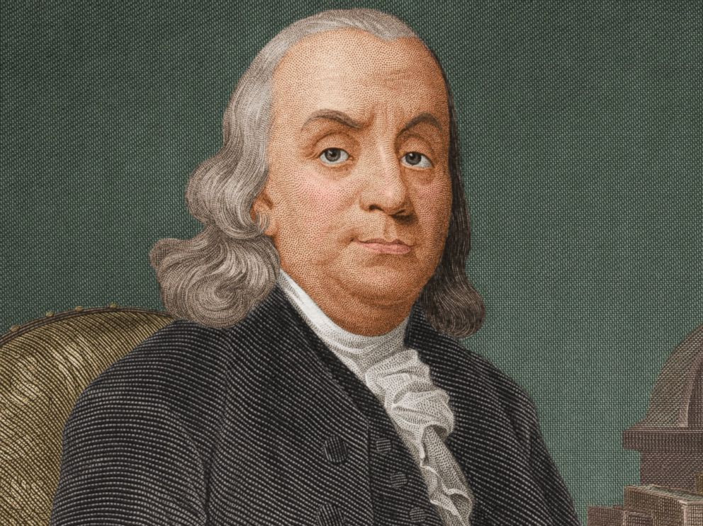 PHOTO: Benjamin Franklin slept from 10 p.m. until 5 a.m., according to author Mason Currey, who wrote a book about the daily rituals of geniuses.