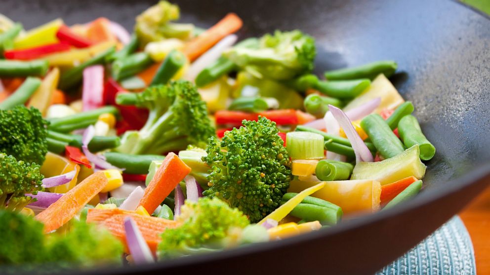 PHOTO: A vegetarian diet can reduce the risk of heart disease.

