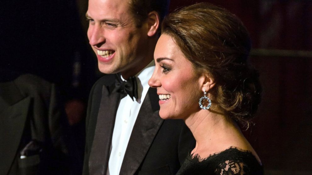 Britain's Prince William and Kate, Duchess of Cambridge arrive to attend the Royal Variety Performance, at the Palladium Theatre, in central London, Nov. 13, 2014.