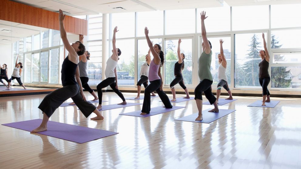 The New Middle Age suggests exercises that promote balance, flexibility and strength, like yoga.