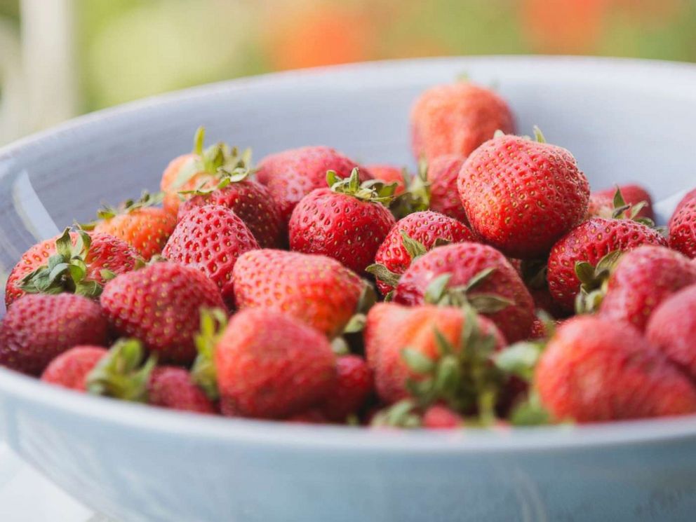 PHOTO: A bowl of strawberries.