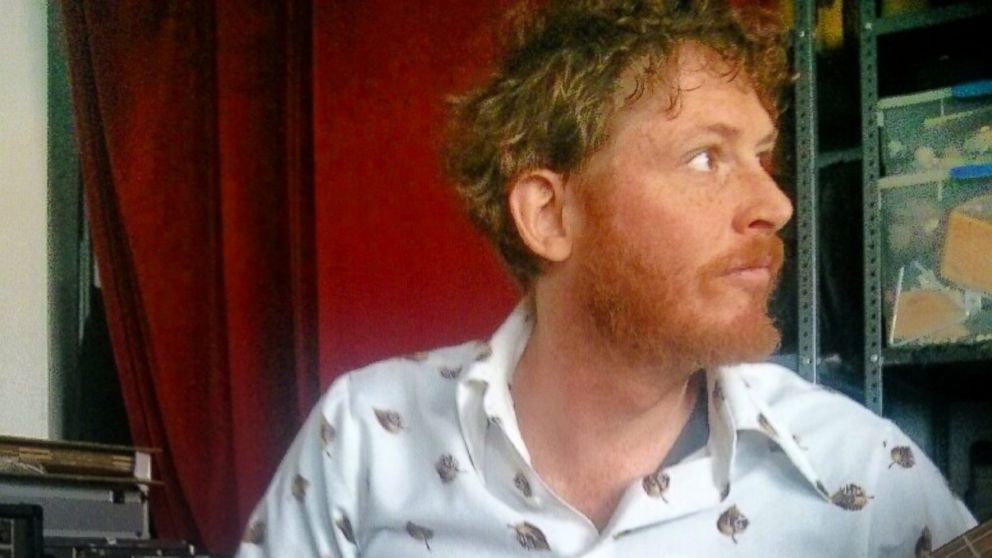 PHOTO: Brian Braiker, a guitar player in the band, the "DeLorean Sisters," is often mistaken as Irish because of his red hair.