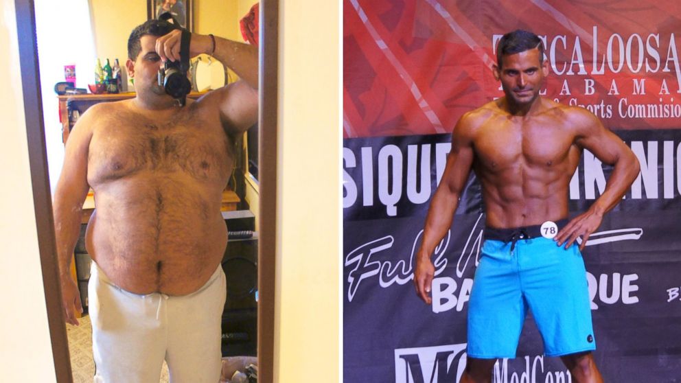 extreme weight loss before and after male