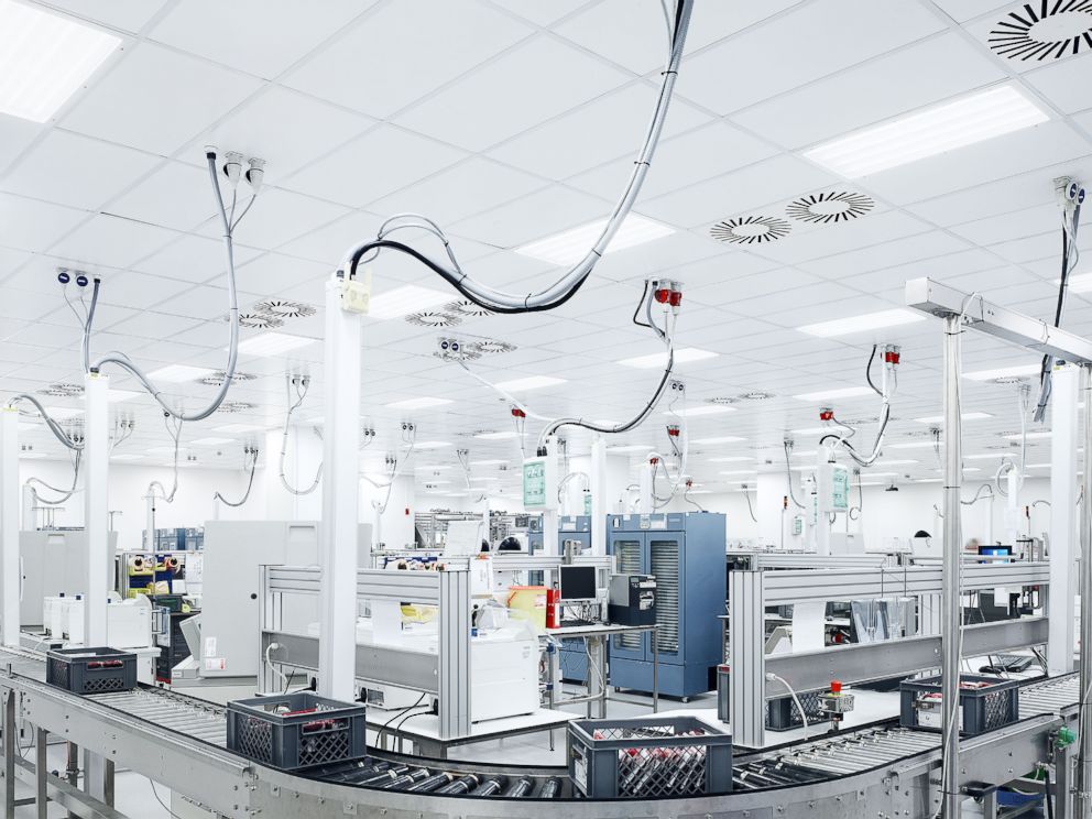 PHOTO: The International Blood Group Reference Laboratory at the NHS Blood & Transplant's Filton Blood Center, England.