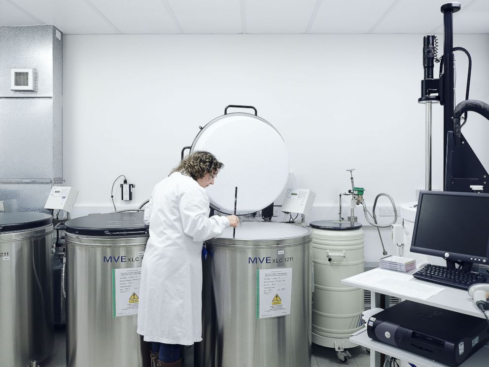 PHOTO: The International Blood Group Reference Laboratory at the NHS Blood & Transplant's Filton Blood Center, England.