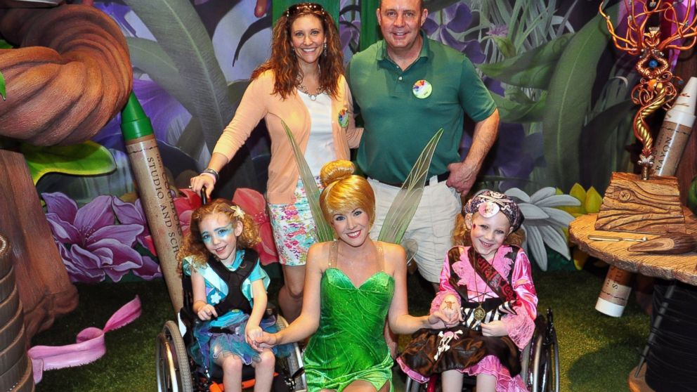 PHOTO: Sarah and Eric Kennedy with their daughters Brooke and Brielle at Disneyland.
