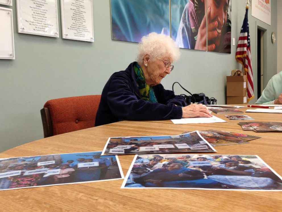 PHOTO: Edythe Kirchmaier volunteers with the charity Direct Relief.