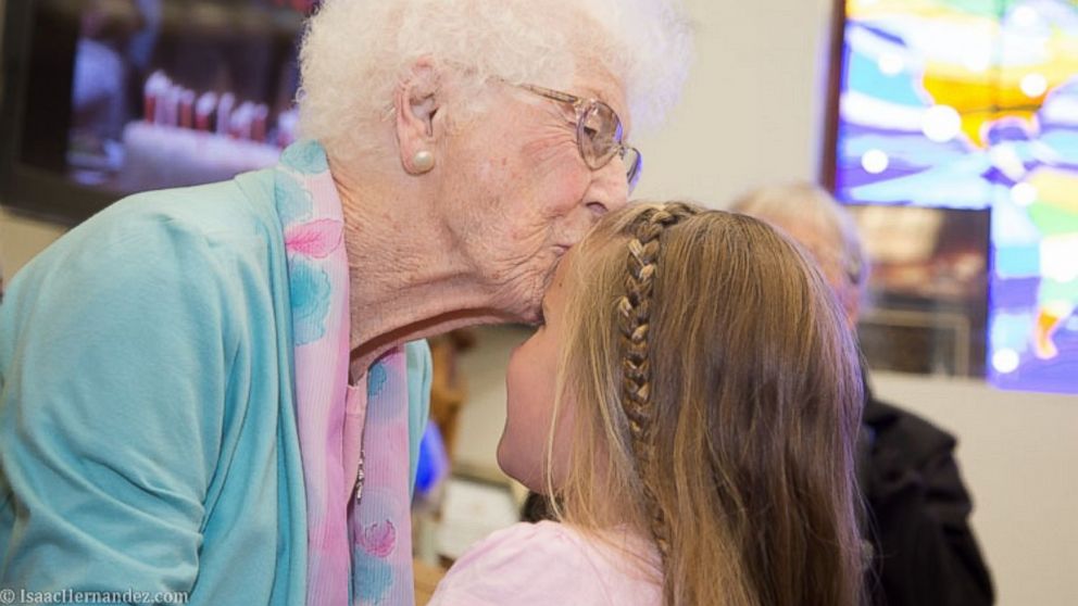 PHOTO: Edythe Kirchmaier and her grandchild.