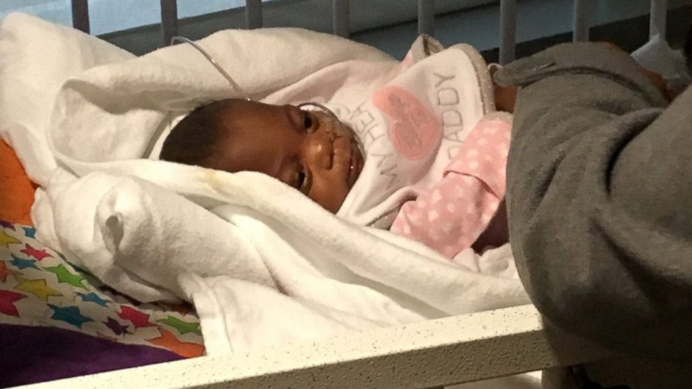 just born newborn black baby girl