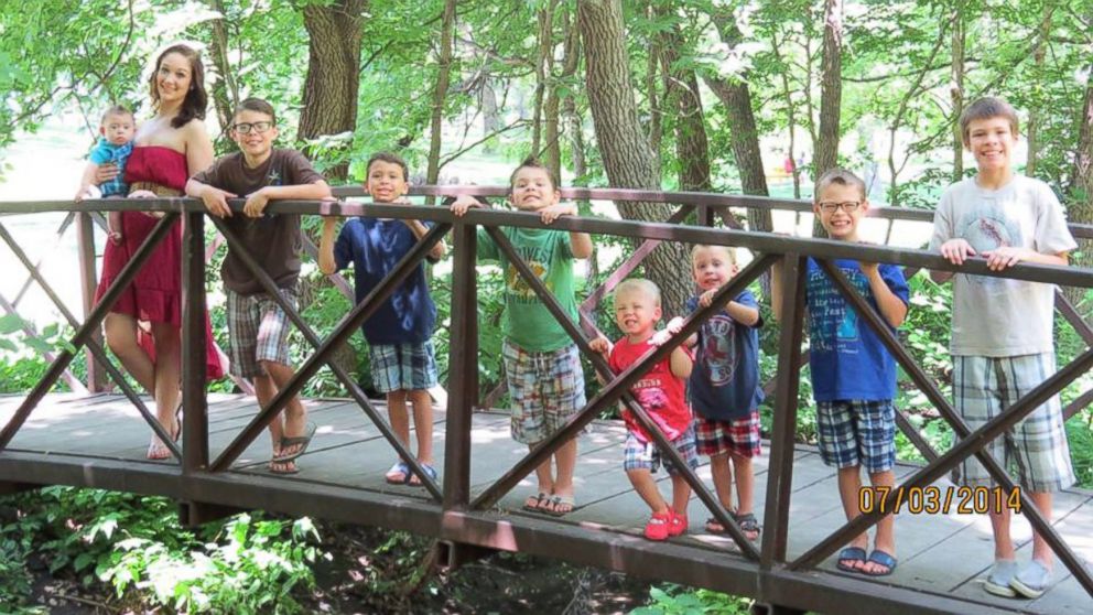 PHOTO: The Groves adopted eight boys from the same family over the last 10 years.