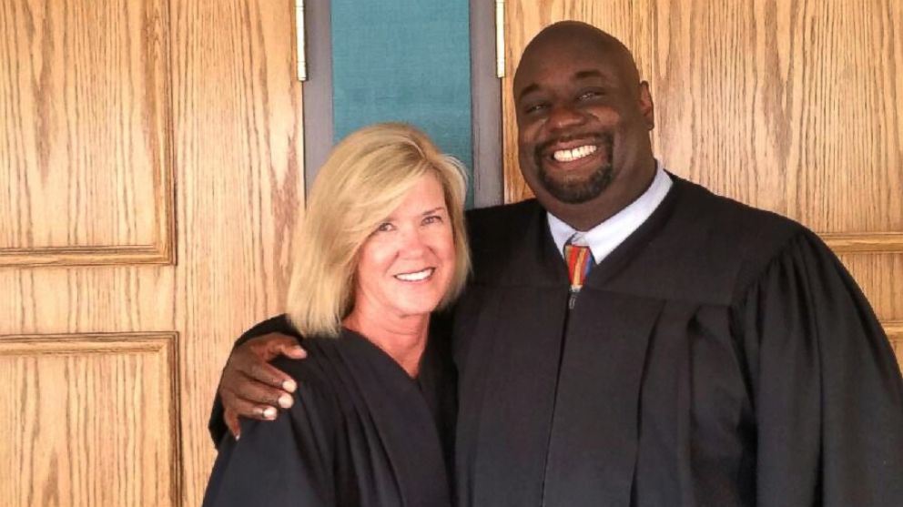 Judge Derek Mosley and Judge Joann Eiring are both recovering after Eiring donated her kidney  to Mosley.