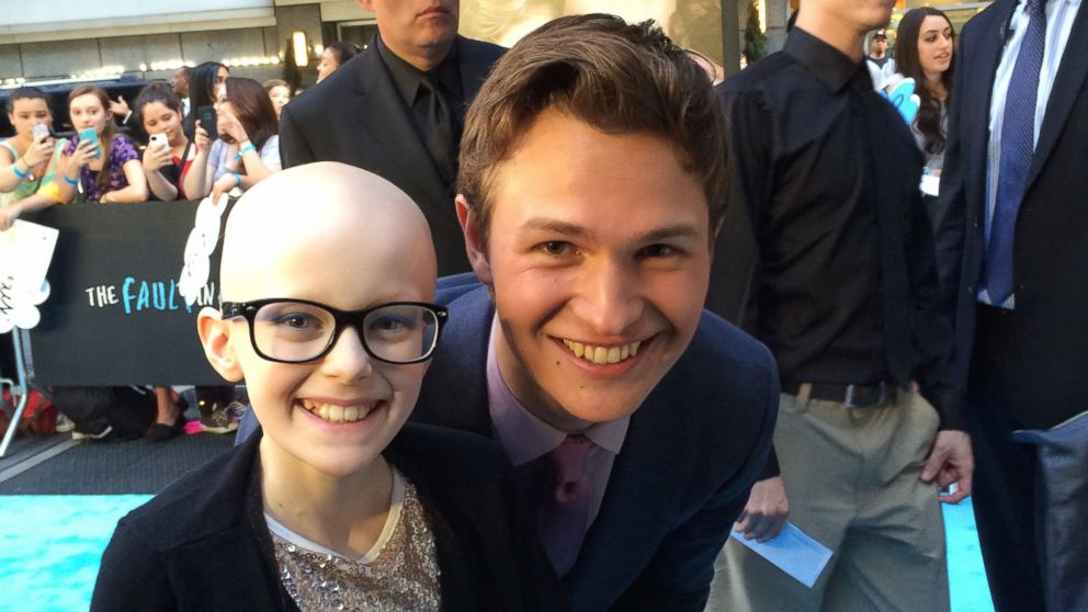 PHOTO: Shred Kids' Cancer helped Kaitlin Lehman fulfill her dream to meet the stars of her favorite movie, "The Fault in Our Stars." 
