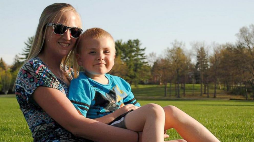 PHOTO: Laurie Lukianov spends time with her son Jake when she's not studying.