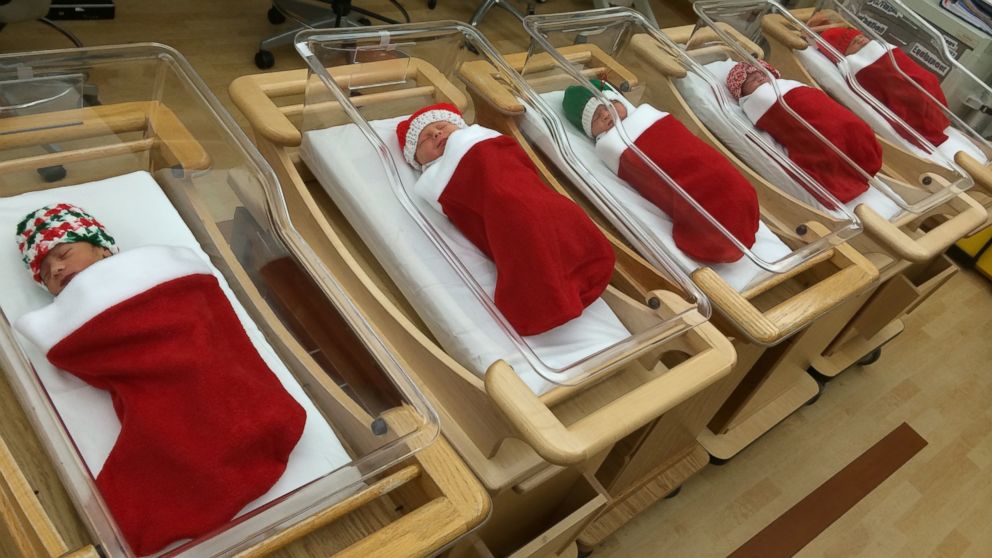 Holiday Newborns Go Home in Christmas 