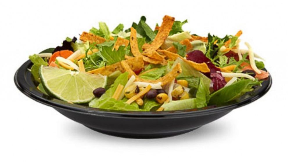 McDonald's Premium Southwest Salad has only 140 calories. 
