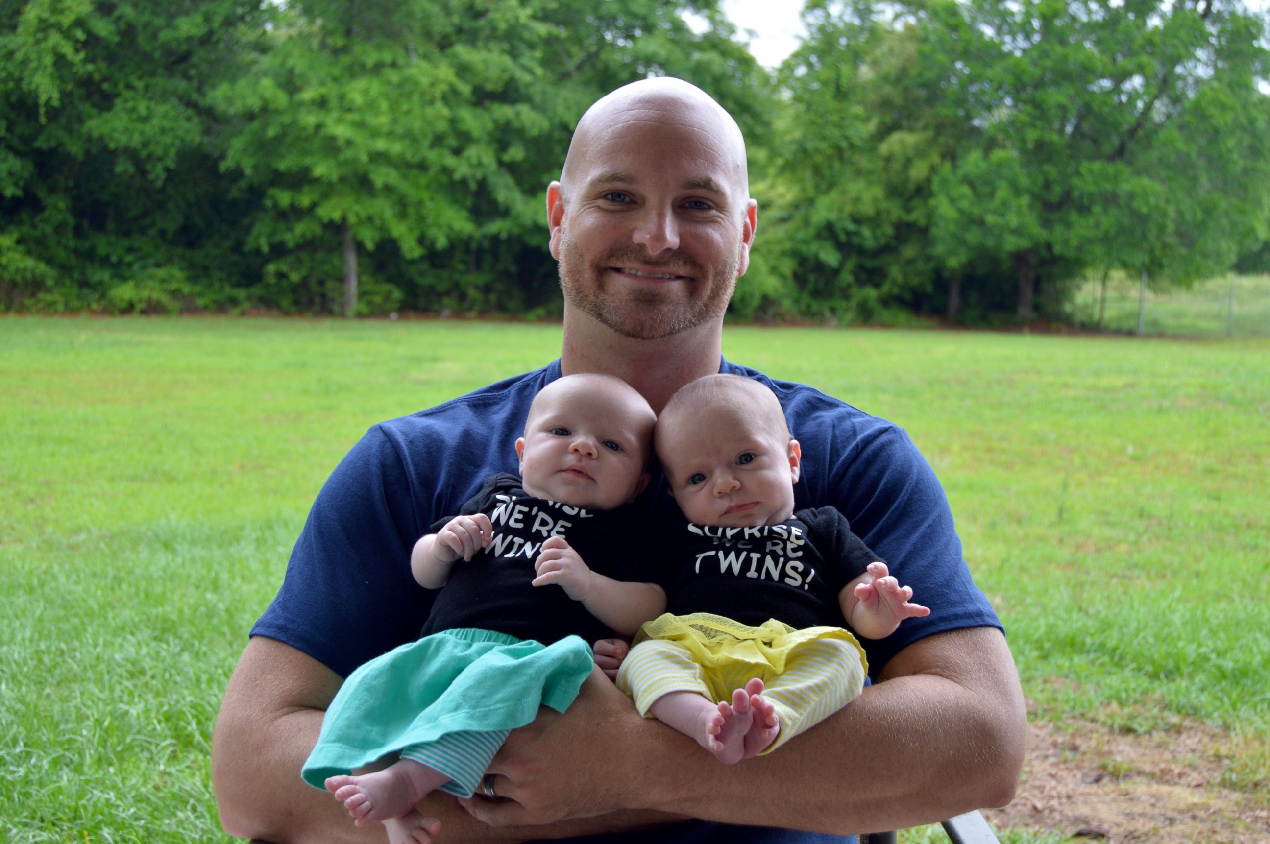 PHOTO: Sharon and Korey Rademacher decided to surprise their friends and family with "secret twins" when they found out they would be having not one, but two children.