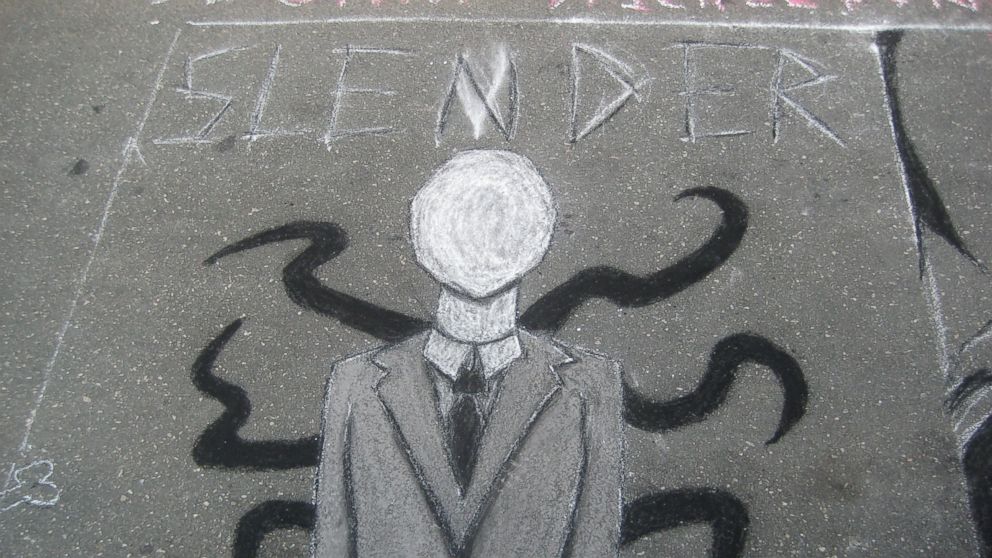 PHOTO: This is one of the many drawings of Slender Man, a popular, folkloric internet meme. PHOTO: Two Wisconsin girls told police they stabbed their friend to please Slender Man, but experts say the meme is not to blame for the crime. 
