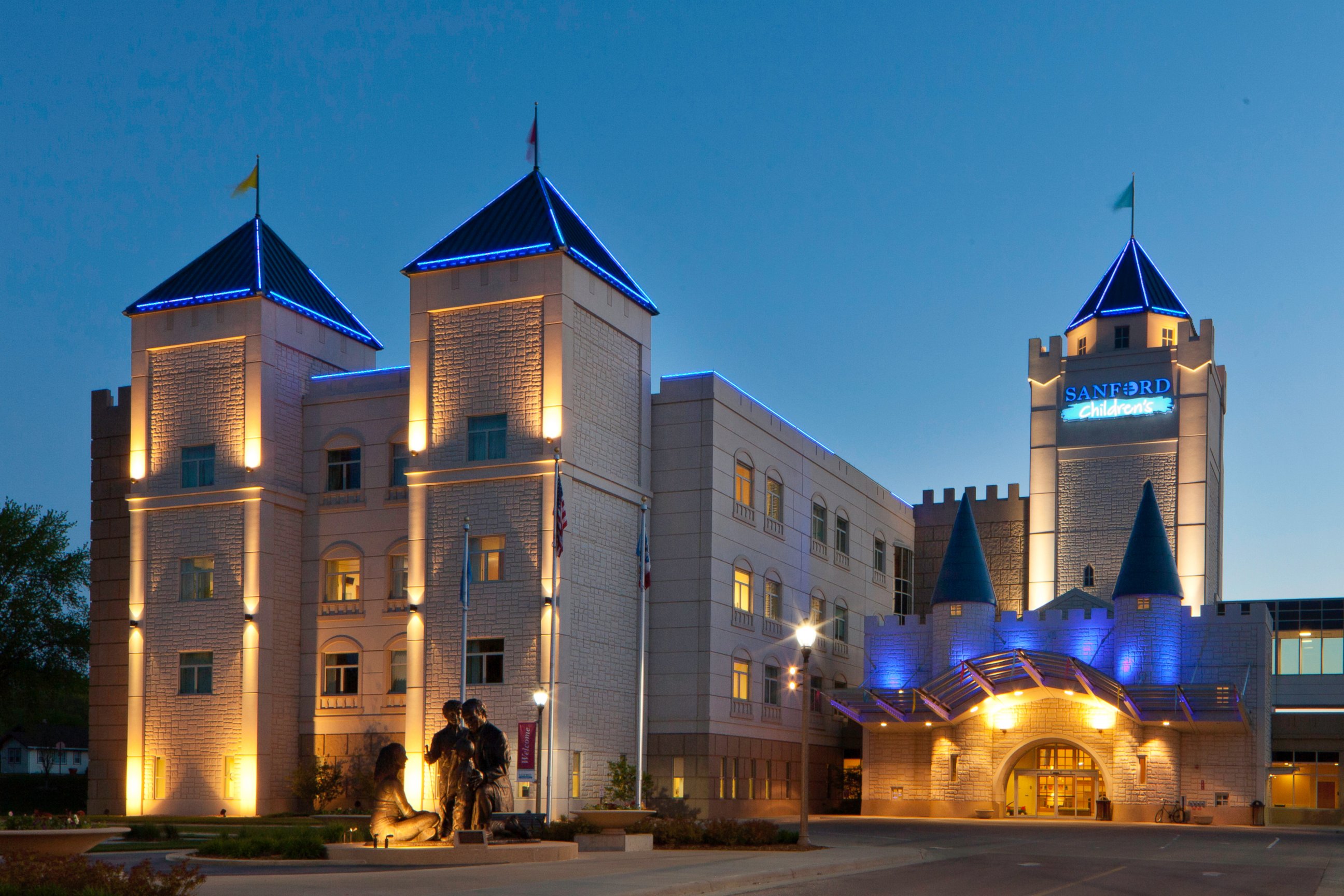 PHOTO: Sanford Health's castle-themed children's hospital draws patients from all over the country.