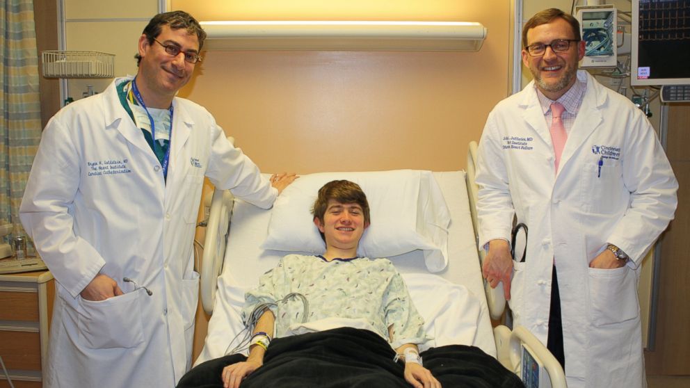 Caleb Sizemore, 19, was given an experimental treatment that may help heal scarring on his heart.