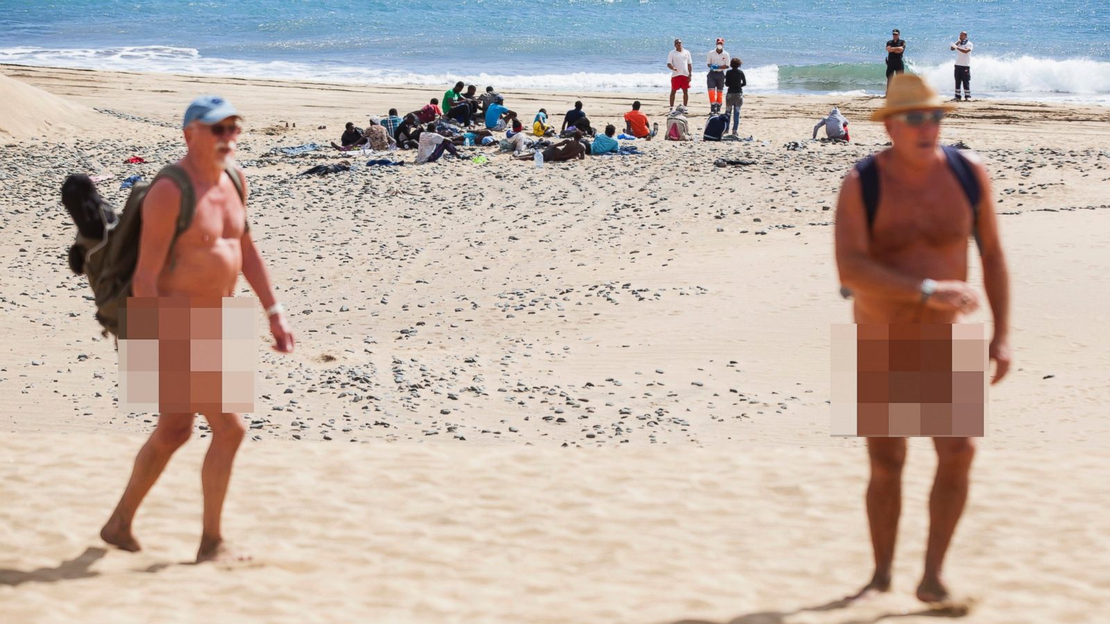 Adult Beach Nudist Image Gallery - Ebola Scare Hits Nudist Tourist Spot on Canary Islands - ABC News