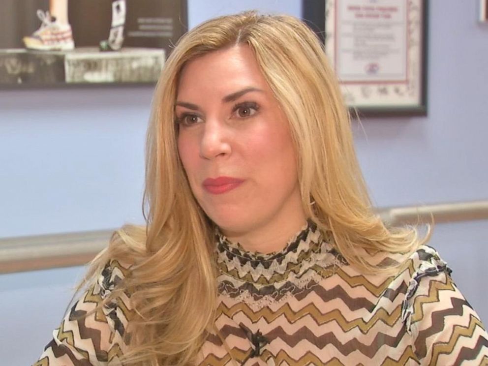 PHOTO: Heather Abbotts foundation donated the two microprocessor controlled knees that Vidal Lopez uses and is able to walk again. Abbott is a Boston Marathon bombing survivor.