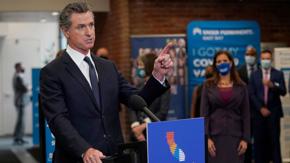 Newsom casts political blame in new California vaccine push