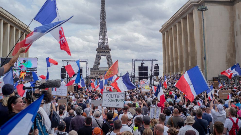 France: Macron calls for unity after anti-vaccine protests