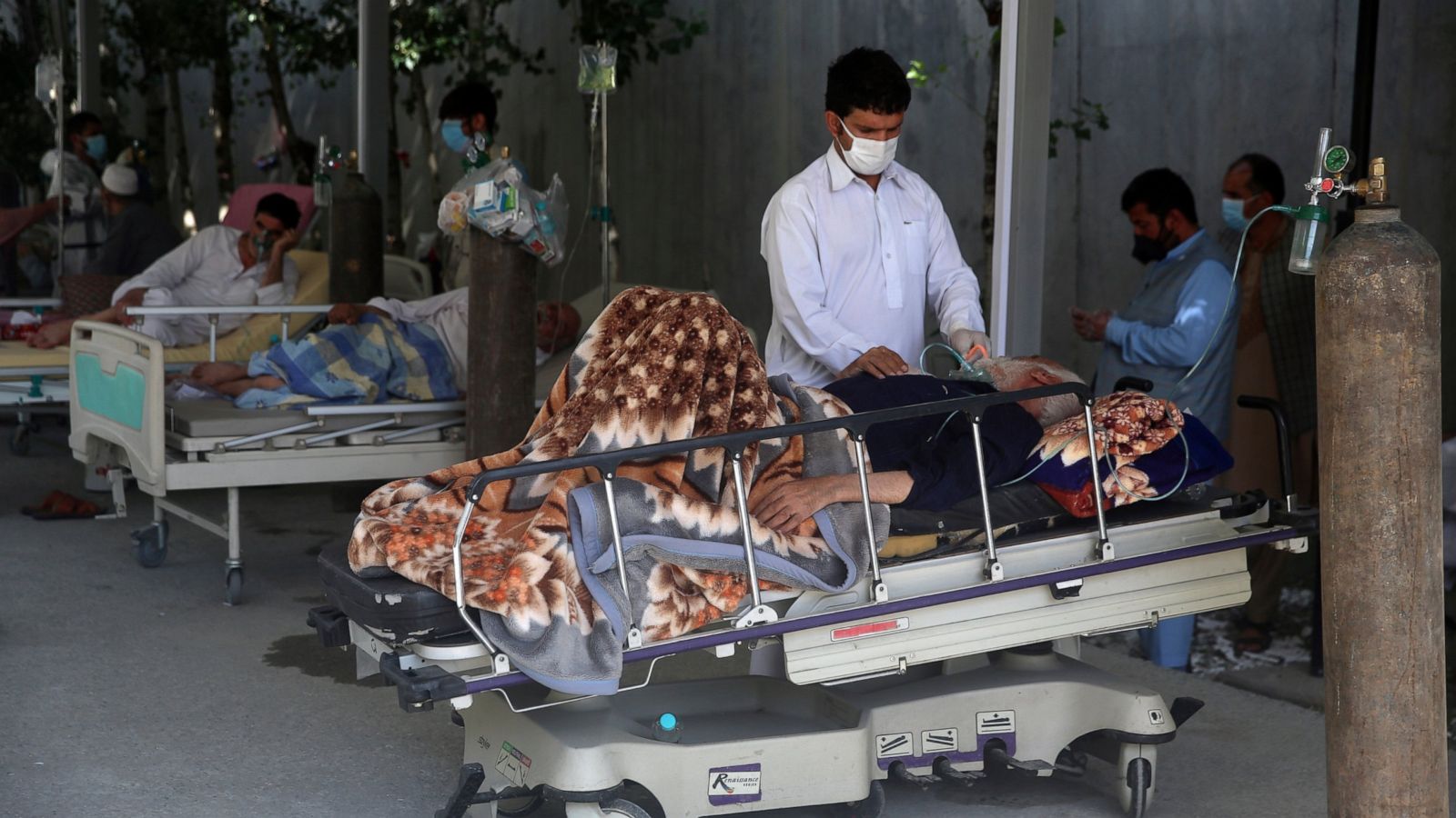 Long Shut Factory Helps Covid Struck Afghans Breathe Free Abc News