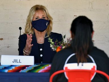 Jill Biden urges farmworkers to get vaccinated in California